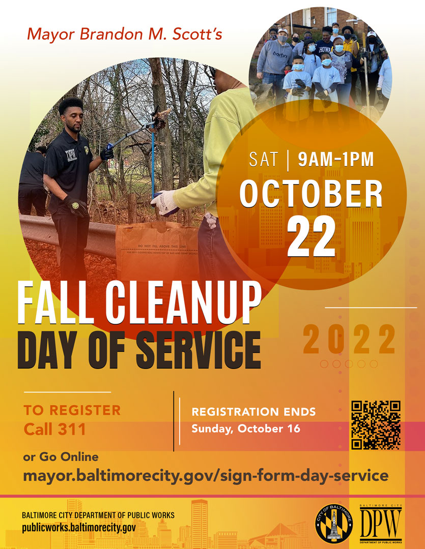 Mayor's Fall Clean Up/ Day of Service Baltimore City Department of