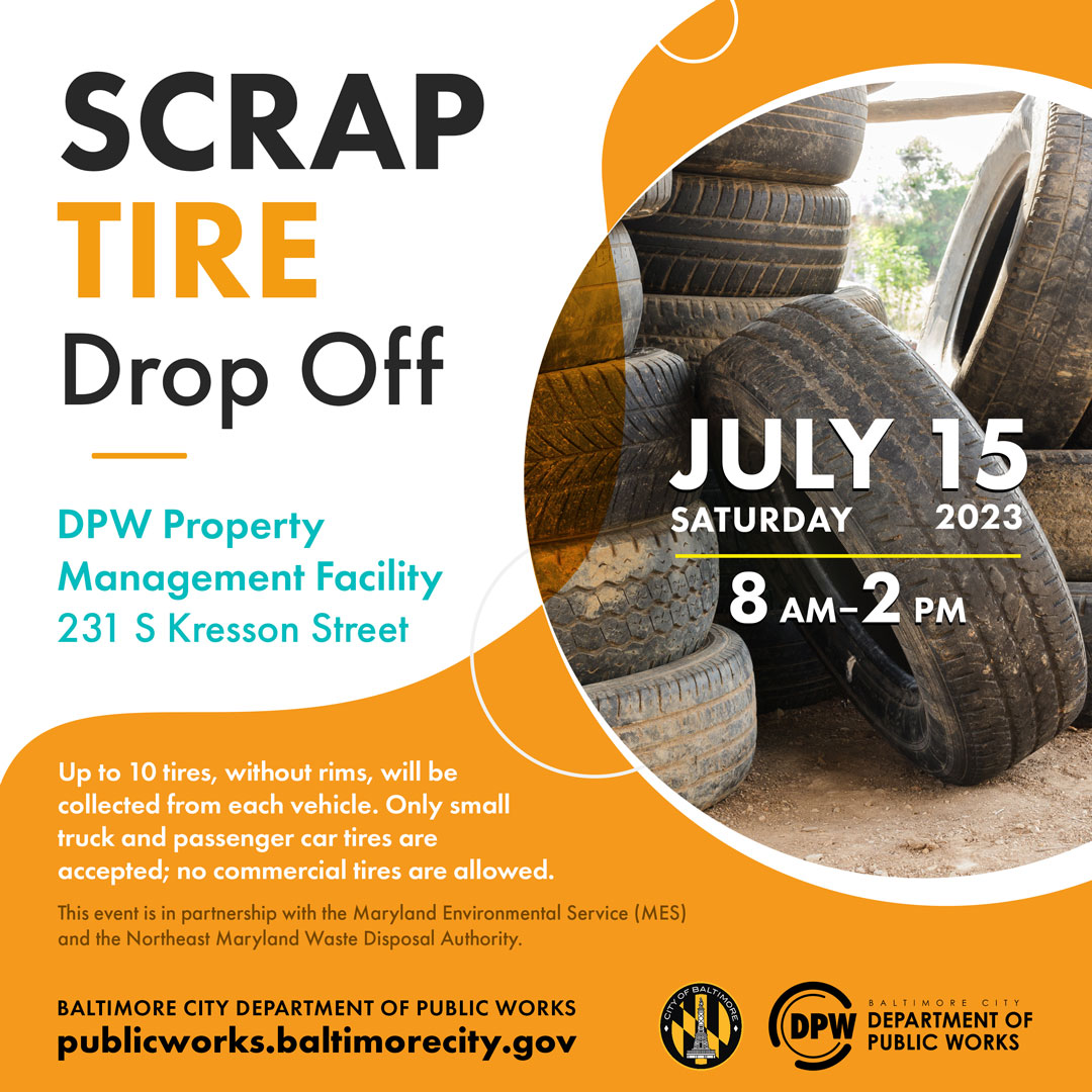 Scrap Tire Drop Off - July 15