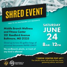 Shred Day Flyer - June 24